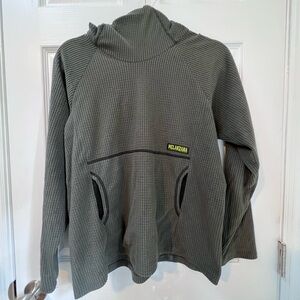 Melanzana Charcoal Textured Hoodie